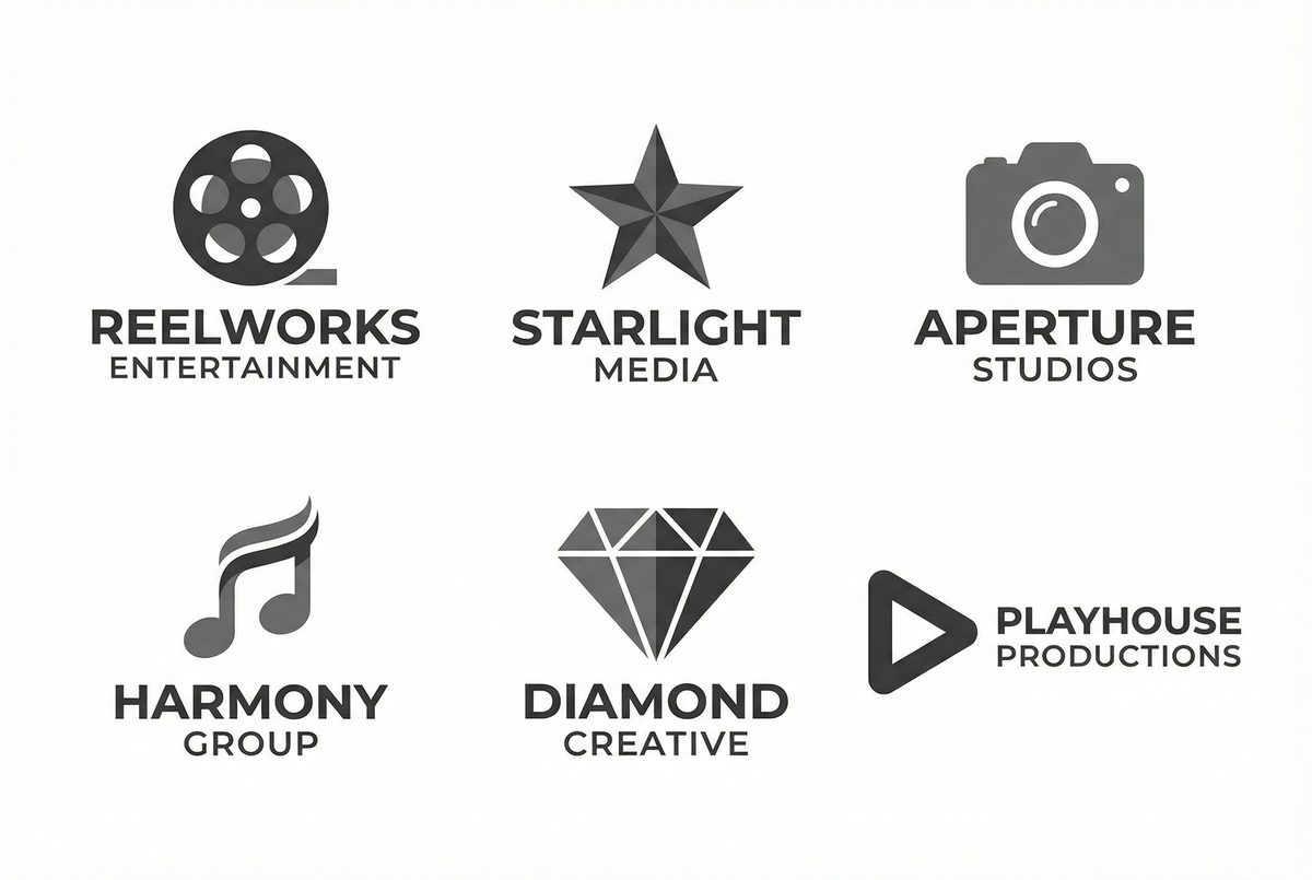 海角社区合作影视品牌Logo墙